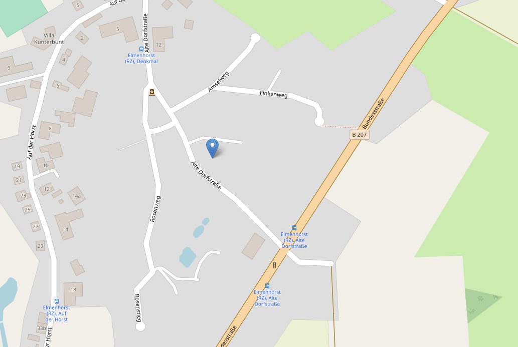 Karte mit Standort von Serviceteam-Witt in Elmenhorst öffnen